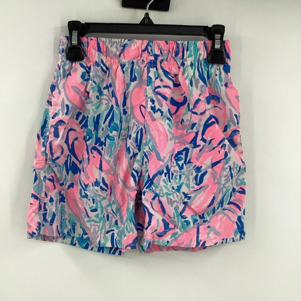 Lilly Pulitzer Boys Size Medium 6-7 Junior Capri Swim Trunks Bathing Suit‎ Youth